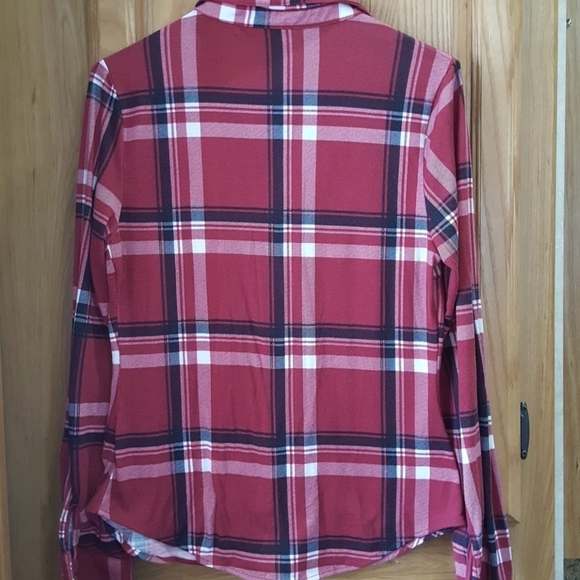 Active USA Red Flannel plaid shirt - Picture 2 of 5